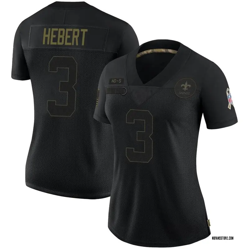 Bobby Hebert Jersey New Orleans Saints #3 White Limited Vapor Untouchable