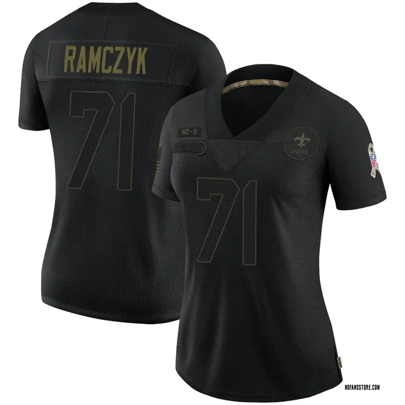 New Orleans Saints Ryan Ramczyk White Color Rush Limited jersey in 2023