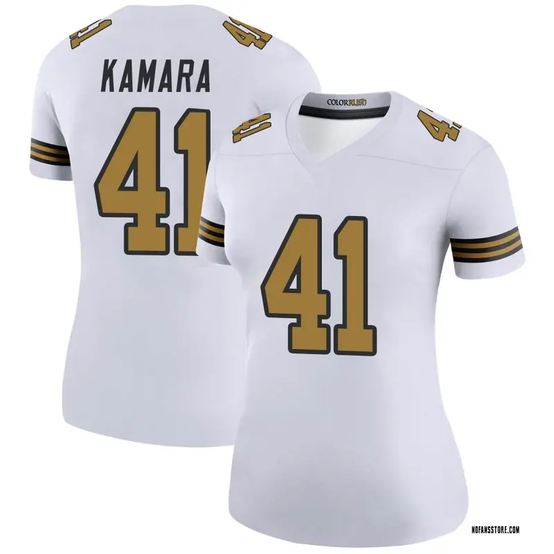 Men's Nike Alvin Kamara White New Orleans Saints Vapor Untouchable Color  Rush Limited Player Jersey